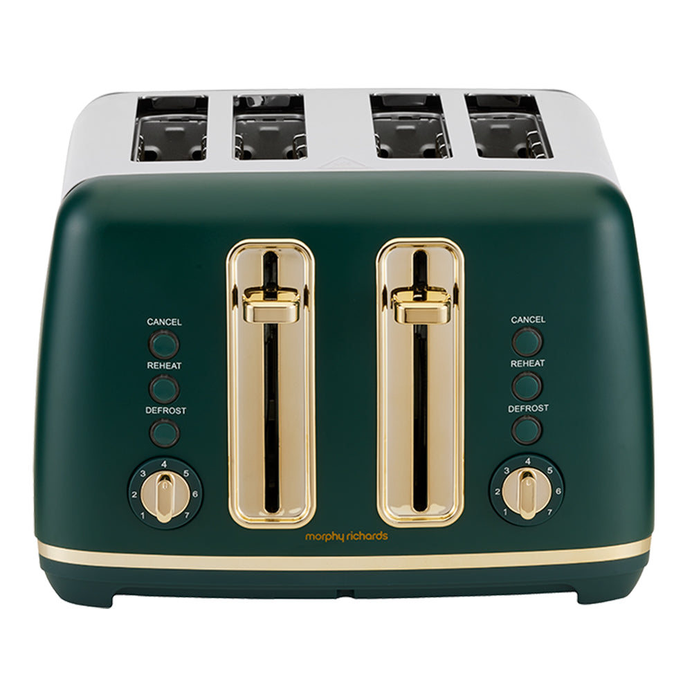 Green 4 slice toaster best sale