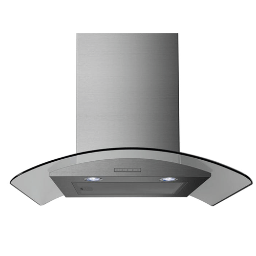 Glass deals cooker hood