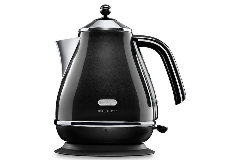 DeLonghi 1.7L Icona Micalite Kettle KBOM3001.BK Black