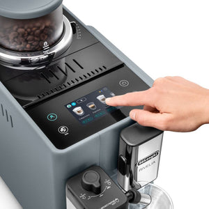 DeLonghi Rivelia Automatic Compact Bean to Cup Coffee Machine Grey | EXAM440.55.G