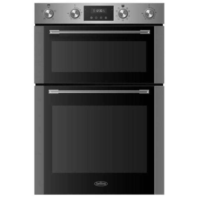 Belling Double Oven Multi Function - Steel | BI904MFSTA