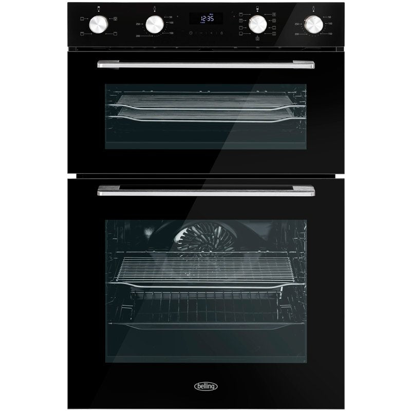 Belling  Black Built-In Electric Double Oven, A | BI903MFBLK