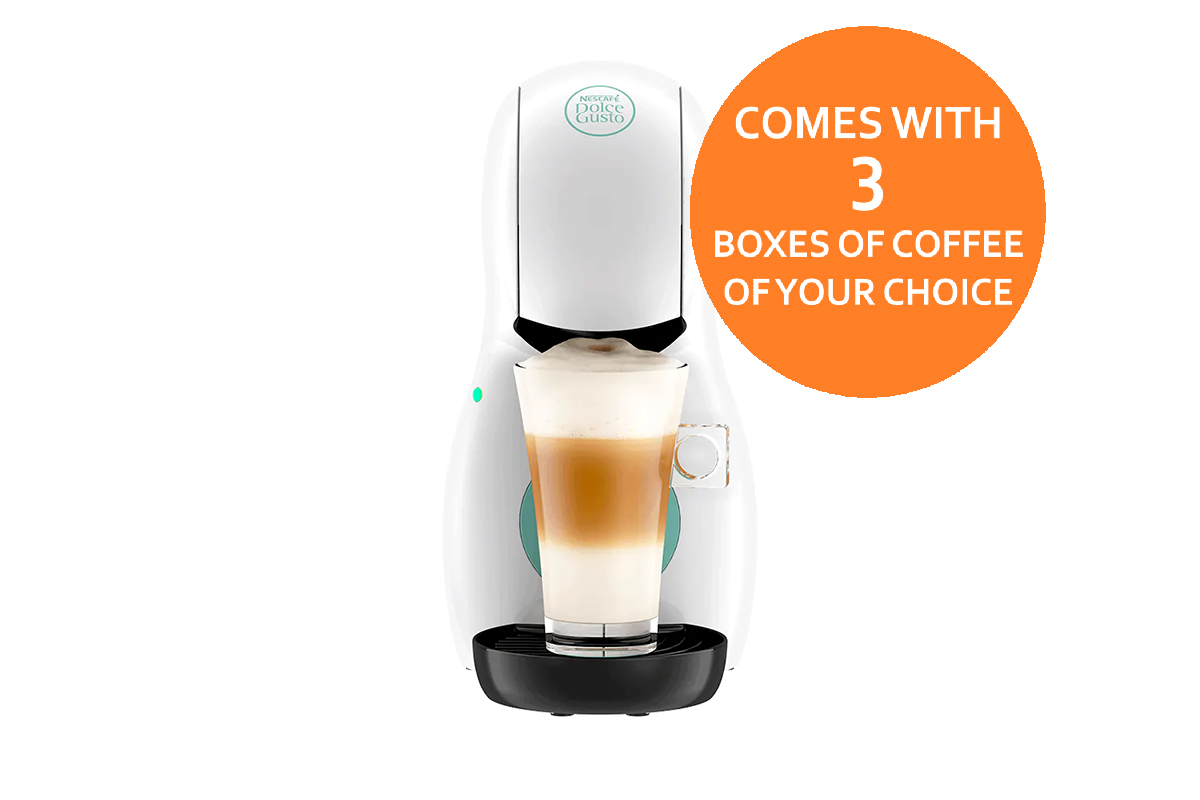 DeLonghi Piccolo XS Nescafe Dolce Gusto Coffee Machine White | EDG210.WB