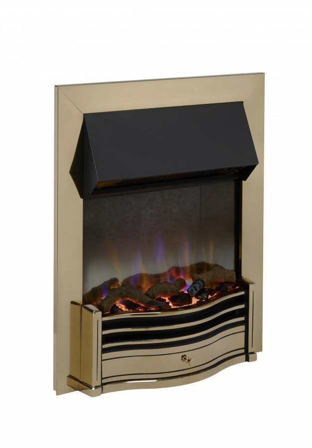 Dimplex Optiflame Dumfries Antique Brass 3D Inset Fire 2Kw | DMF20AB