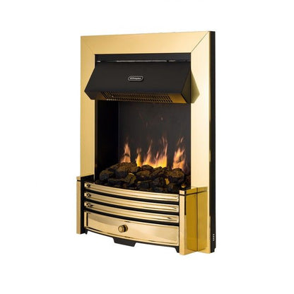 Dimplex Crestmore Traditional Brass Effect Opti-myst Inset Fire | CRS20