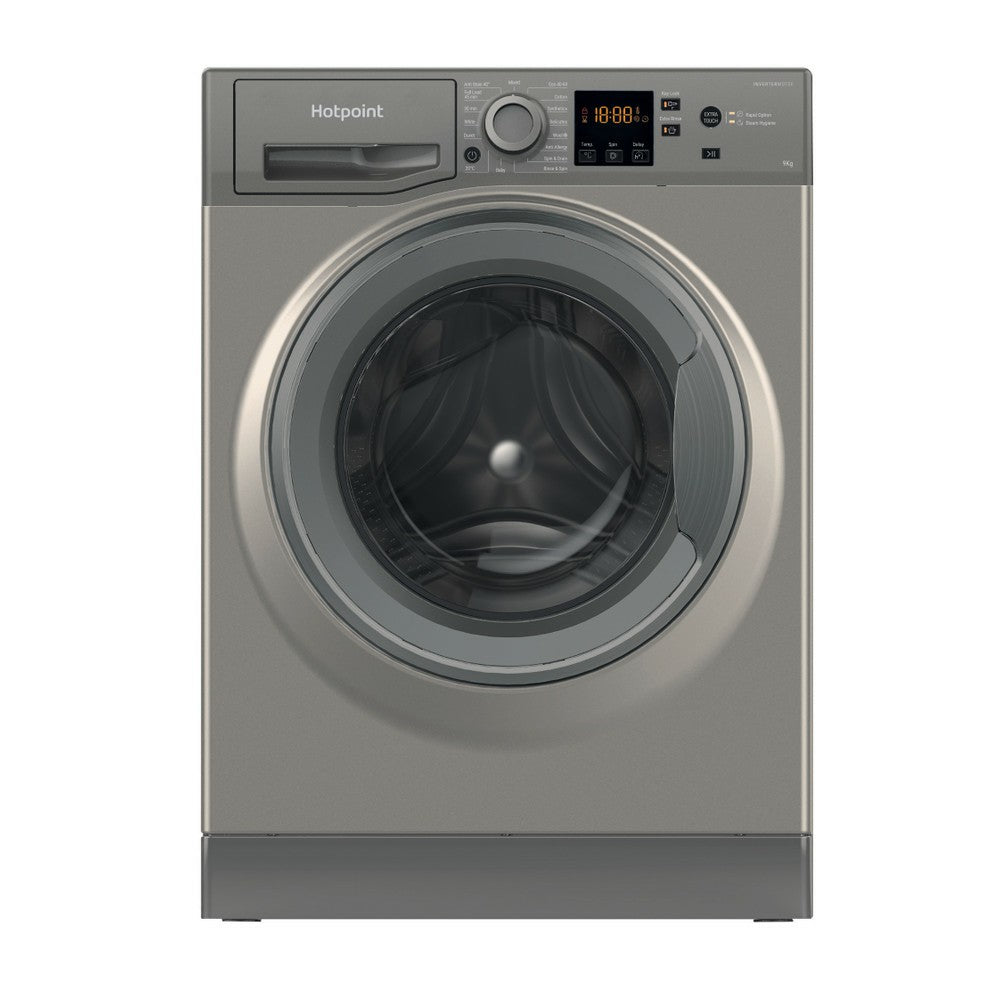 Hotpoint 9KG 1400RPM Freestanding Washing Machine Graphite | HNR9W64GGIRE