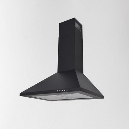 LUXAIR 70cm Premium Chimney Cooker Hood in Matt Black | LA 70 STD BLK