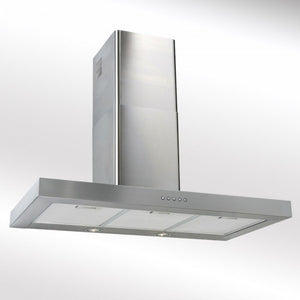 Luxair Slimline Flat Cooker Hood | LA-80-FLT-SS