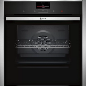 NEFF Slide and Hide Single Electric Oven – Stainless Steel | B57CS24HOB