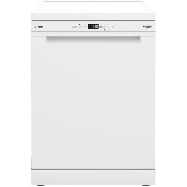 Whirlpool Freestanding Dishwasher, 6th Sense White 5yr labour 10yr par