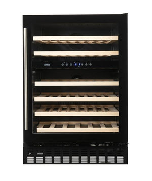 Amica 60cm Undercounter Freestanding Wine Cooler in Black | AWC600BL