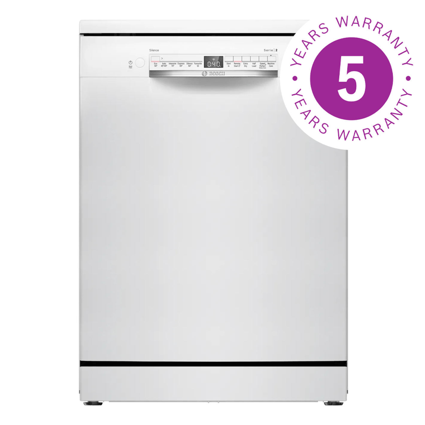 Bosch Series 2 free-standing dishwasher 60 cm White | SMS2HVW67G