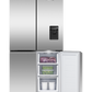 Fisher & Paykel Freestanding Quad Door Refrigerator Freezer, 90.5cm, 538L, Ice & Water | RF605QNUVX1