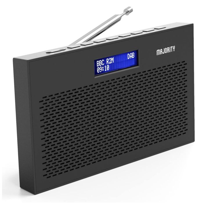 Majority Histon , Digital Radio, Black | CB24DABBLK2UK