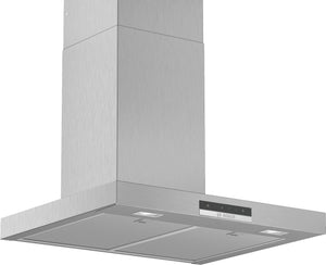 Bosch Series 4 60cm Box Design Chimney Extractor Hood Brushed Steel | DWB66DM50B