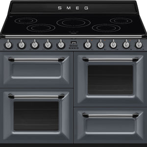 Smeg  1100mm Victoria Induction Range Cooker |TR4110IGR Slate