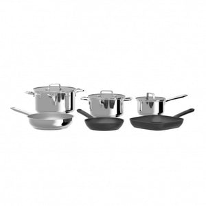 Berghoff 9pc Cookware Set Helix - Steel | 1315089