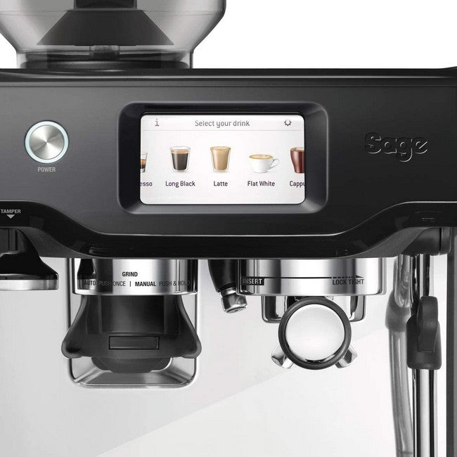 Cafetera Espresso Sage Machine The Barista Touch SES880BST4EEU1 - Inox  Negra - Outlet Exclusivo