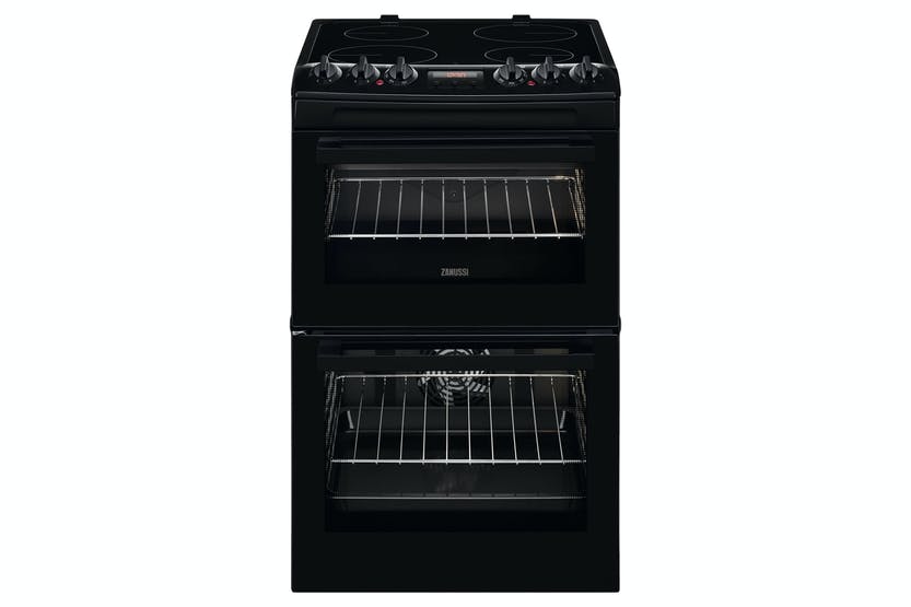 Zanussi 55cm Ceramic Hob Electric Cooker | ZCV46250BA