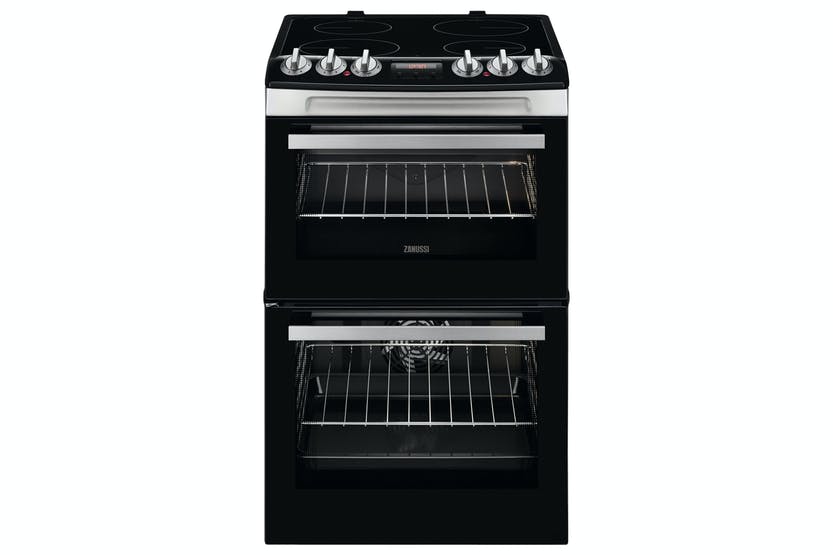 Zanussi 55cm Ceramic Hob Electric Cooker | ZCV46250XA